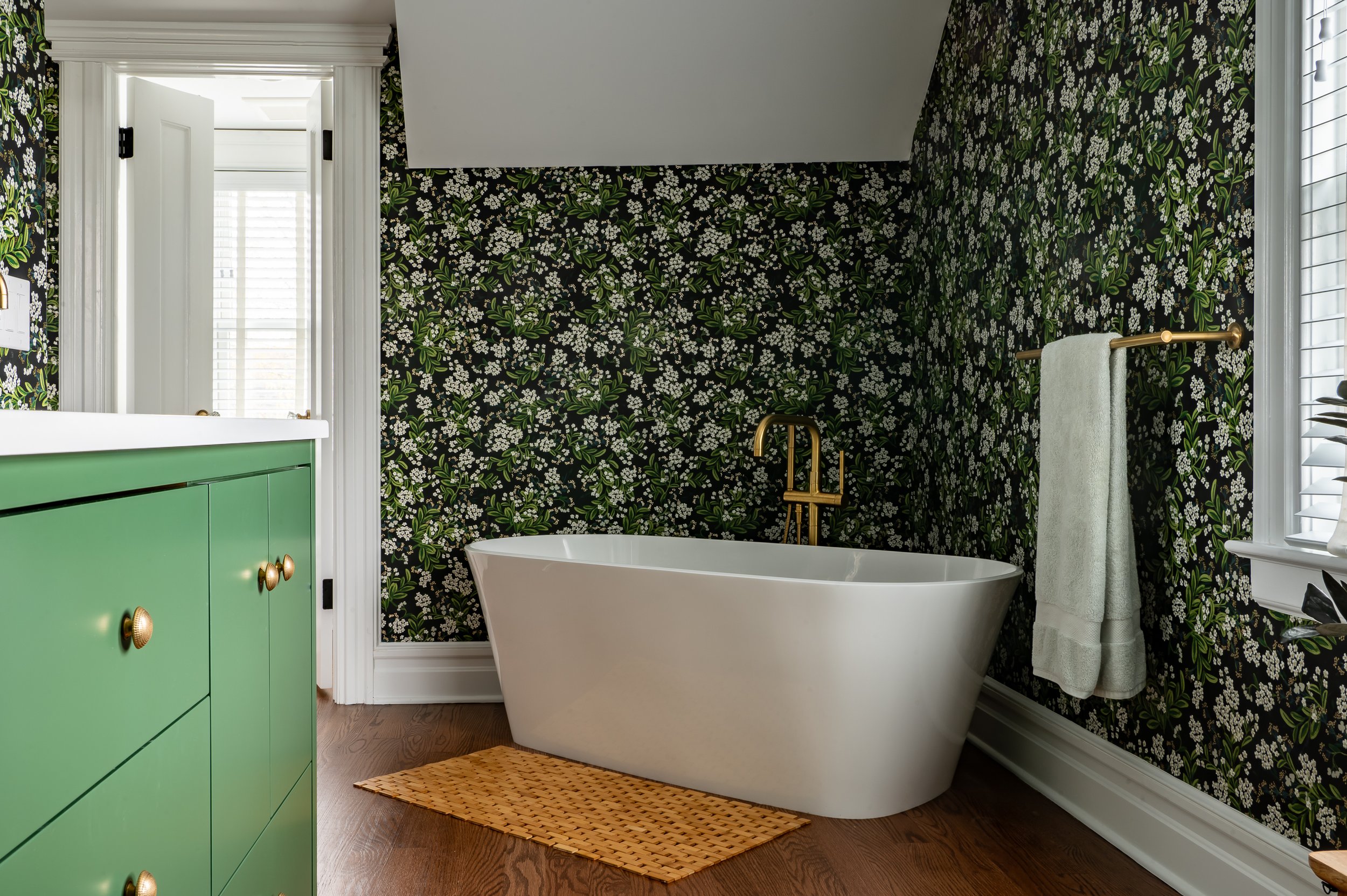 Modern bathroom remodel in Madison NJ